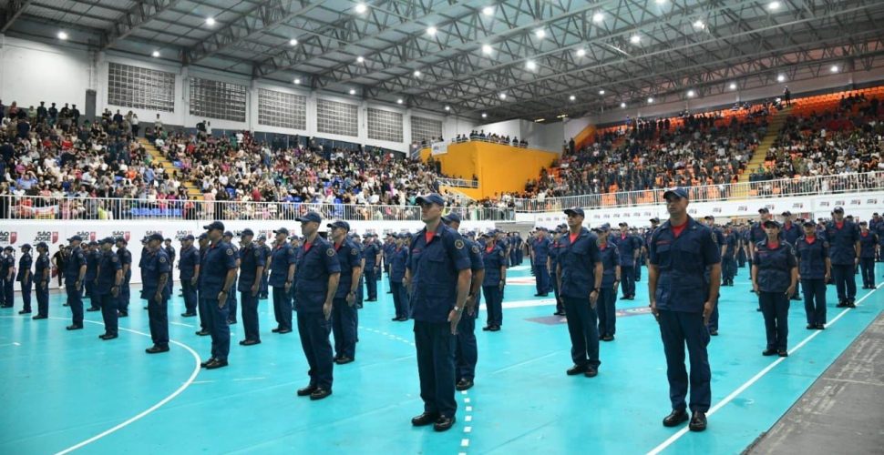 CBMSC forma 261 soldados e novos integrantes da corporação estão prontos para atuar nos quarteis dos bombeiros militares pelo estado