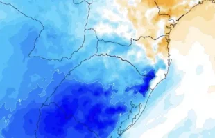 Passagem de frente fria em SC promete ‘bagunçar’ o tempo nos primeiros dias de abril