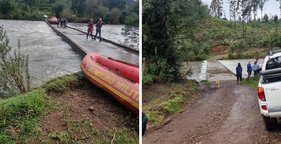 Homem desaparece em  Rio após veículo cair de ponte em Bom Jardim da Serra
