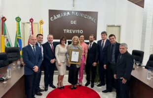 Título de Cidadã Honorária de Treviso é concedido a Luciane Ceretta