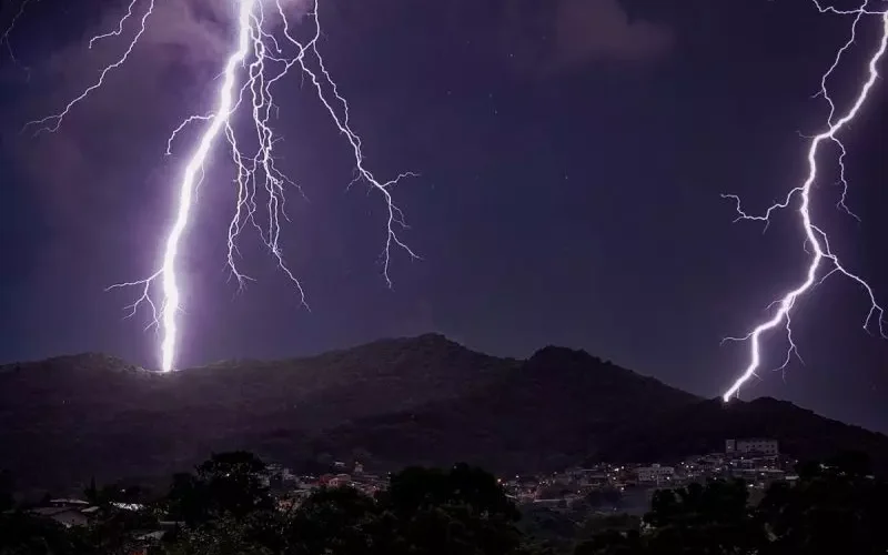 Sexta-feira tem temporais e queda nas temperaturas em SC