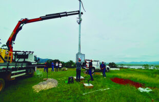 Rede de monitoramento hidrometeorológico no rio Tubarão começa a ser instalada