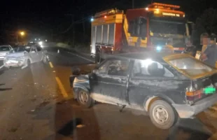 Acidente entre veículos deixa dois feridos em Urussanga