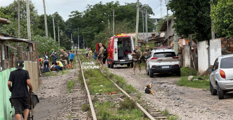 Homem é alvejado com disparo de arma de fogo durante tentativa de homicídio em Criciúma