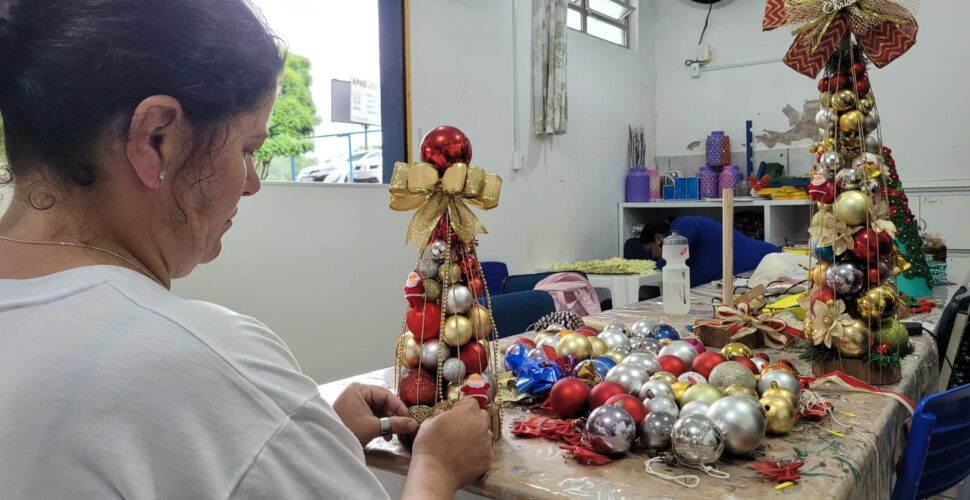 APAE de Cocal do Sul transforma Natal com produtos artesanais feitos por alunos