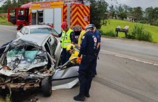 Homem morre após grave acidente de trânsito em Cocal do Sul