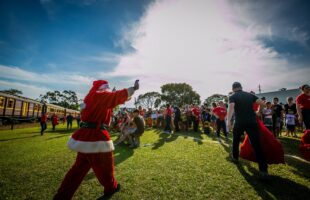 Trem de Natal da Ferrovia levará magia às comunidades lindeiras nesta quarta e quinta-feira