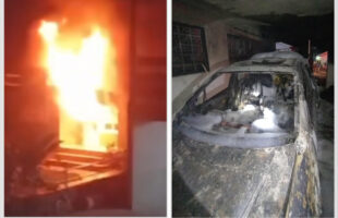 Carro pega fogo em garagem, incêndio se espalha por casa e mata gatos de estimação