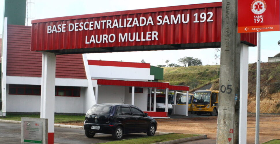 Recém-nascido engasga com leite materno e é salvo por equipe do Samu em Lauro Müller
