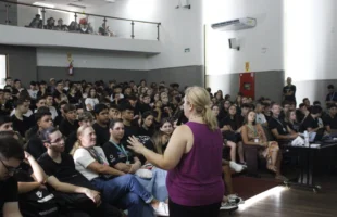 Calouros do Ensino Técnico são recepcionados pelo Colégio Satc