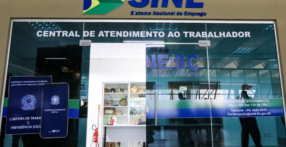 Santa Catarina tem quase 10 mil vagas de emprego abertas no Sine