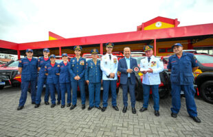 Coronel Fabiano de Souza reassume o comando-geral do Corpo de Bombeiros Militar de Santa Catarina