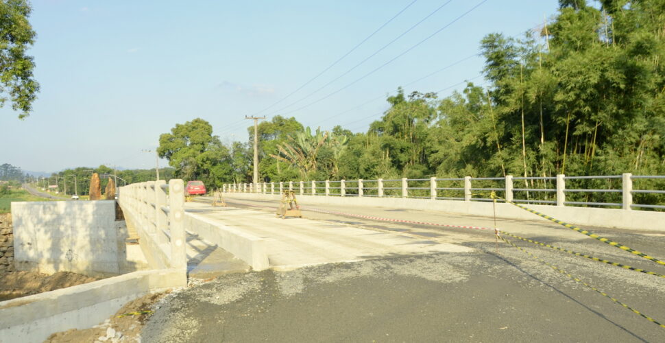 Governo de Siderópolis inaugura duplicação da ponte da comunidade de Rio Jordão Baixo no próximo dia 3
