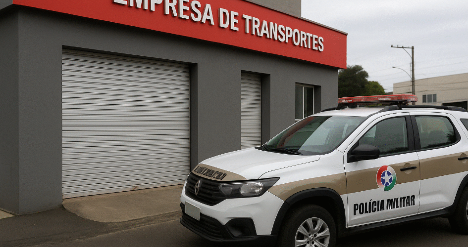 Homem invade empresa de transportes e leva R$ 10 mil em Criciúma