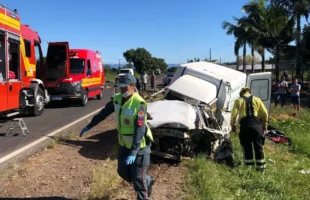 Homem morre após colisão entre três veículos na SC-285, em Araranguá