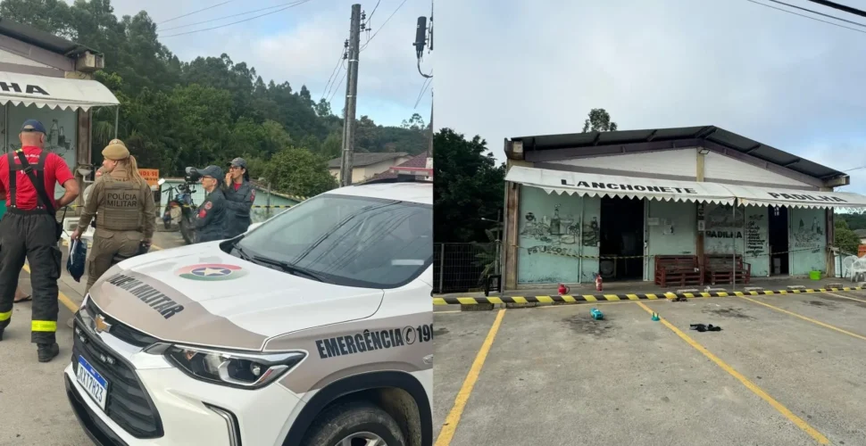 Tentativa de assalto em Urussanga termina com feridos; Polícia Militar e Corpo de Bombeiros são acionados