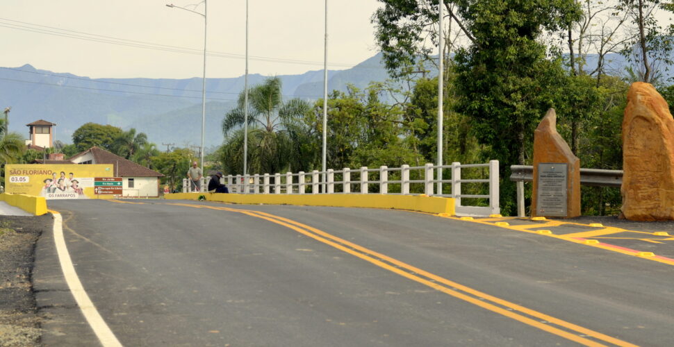 Siderópolis: duplicação da ponte da comunidade de Rio Jordão Baixo será inaugurada no sábado