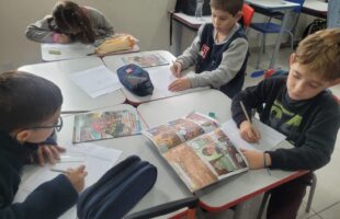 Material educativo aproxima alunos da história de Urussanga e os vales da uva Goethe