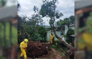 Chuvas fortes causam estragos e afetam mais de 388 mil pessoas em Santa Catarina