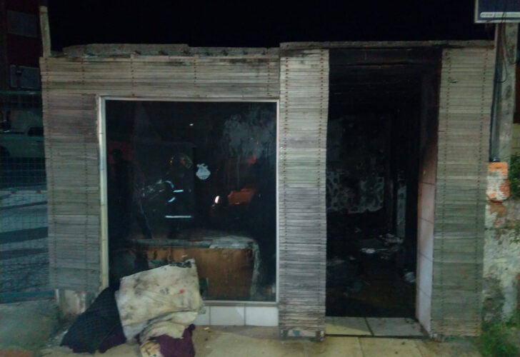 Incêndio deixa homem com 90% do corpo queimado em Criciúma