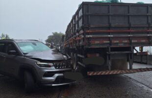Acidente é registrado na Serra do Rio do Rastro em Lauro Müller