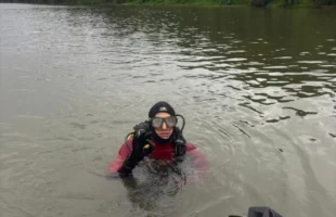 Homem desaparece no rio Tubarão após pular de passarela