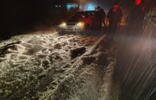 Granizo que atingiu a ERS-486 em Itati chama atenção