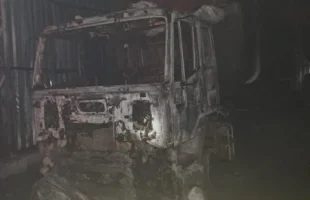 Incêndio atinge garagem de máquinas agrícolas em Nova Veneza
