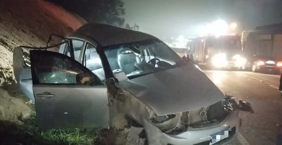 Jovem morre após capotamento de caminhonete na SC-108, em São Ludgero