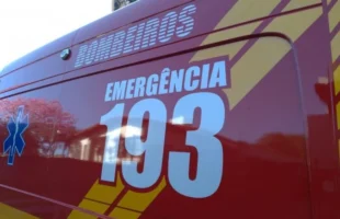 Motociclista fica ferido após cair ao ser surpreendido por pedra na SC-108, em Cocal do Sul