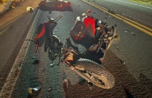 Motociclista morre em colisão frontal com caminhão na SC-390, em Bom Jardim da Serra