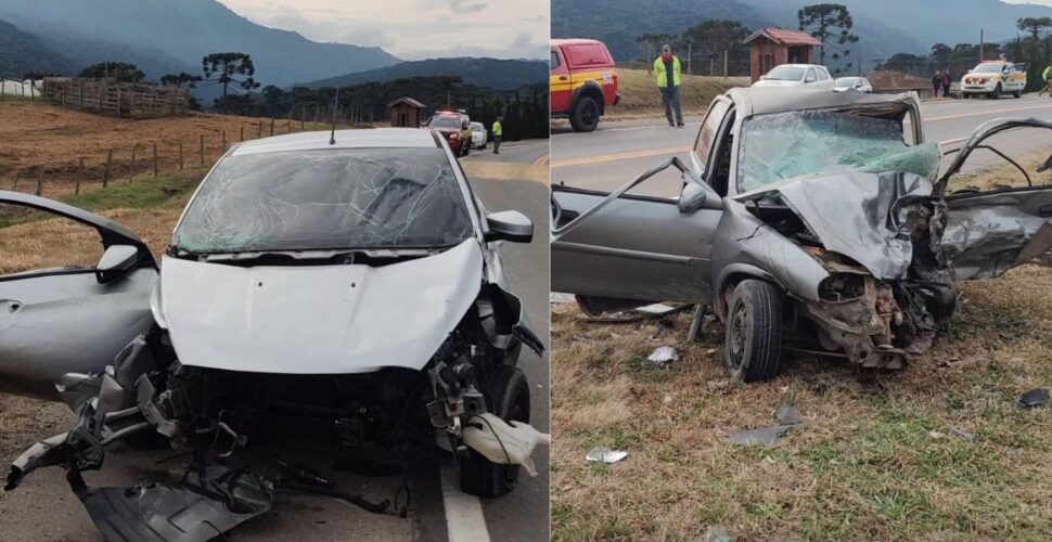 Três pessoas morrem e uma fica em estado crítico após grave acidente em Urubici, Serra Catarinense