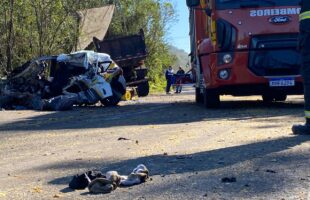 Atualização: Acidente grave na SC-446, em Treviso, deixa um morto e um ferido