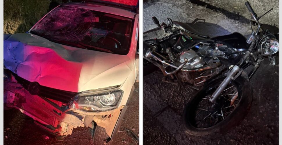 Fuga após colisão: motorista abandona feridos graves em acidente na SC-441