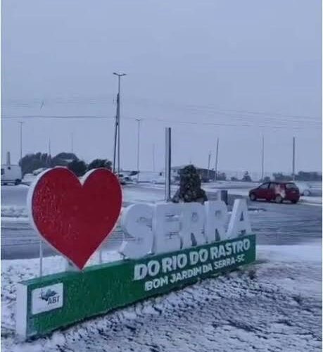 Alerta de Neve em SC! Defesa Civil aponta chance para regiões serranas