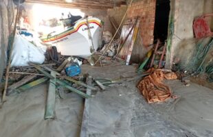 Ciclone extratropical atinge o litoral sul de Santa Catarina e causa destruição no Farol de Santa Marta