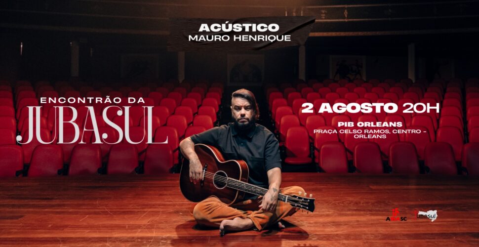 Grammy Latino em Orleans: Mauro Henrique comanda noite acústica gratuita para jovens batistas