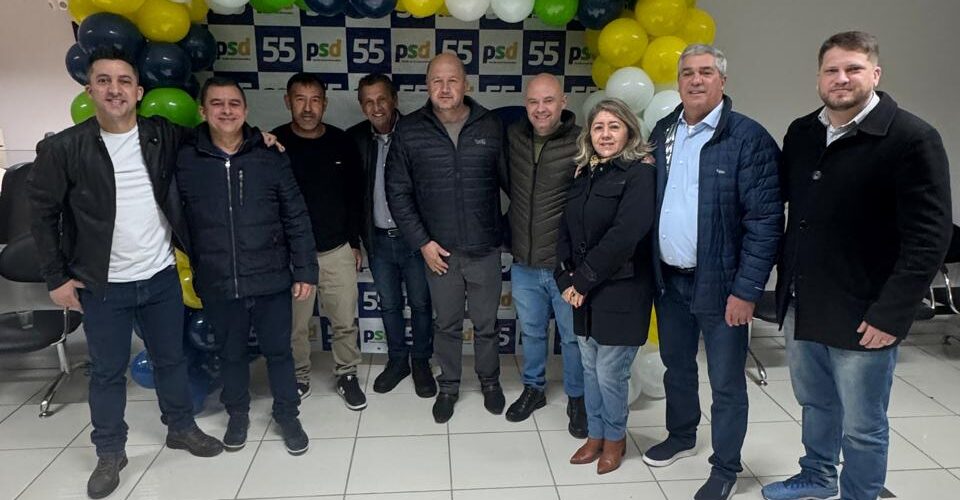Presidente da Alesc, deputado Julio Garcia, visita lideranças do PSD em Lauro Müller e recebe demandas locais