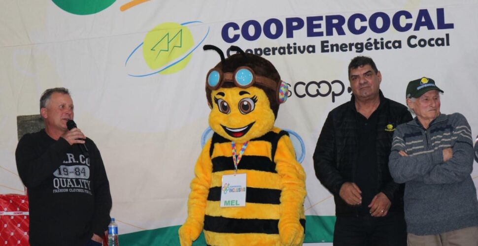Abelha Mel: nova mascote da Coopercocal é símbolo potente de inclusão para crianças com autismo
