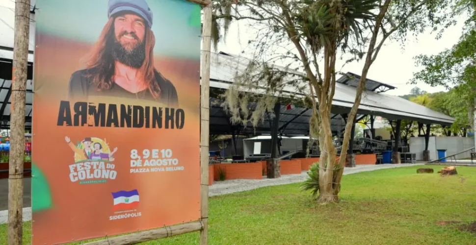 Armandinho se apresenta hoje na abertura da 24ª Festa do Colono em Siderópolis