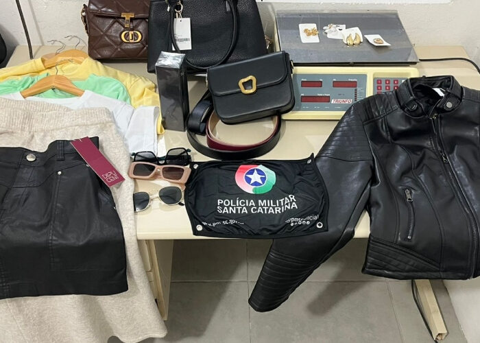 Homem é preso em flagrante após furtar loja de roupas em Tubarão