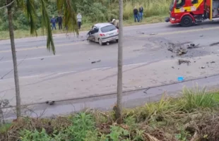 Grave colisão na SC-108 deixa uma vítima fatal em Cocal do Sul