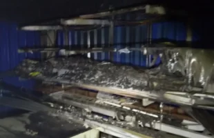 Princípio de incêndio atinge empresa de metalúrgica e serralheria em Criciúma