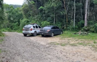 Criminosos fogem após furto em residência e abandonam TV em Siderópolis