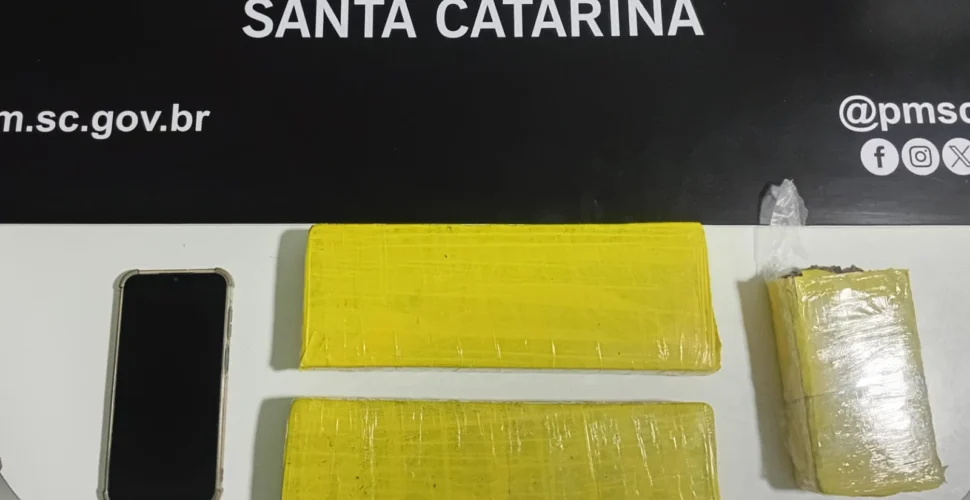 Jovem é preso com mais de dois quilos de maconha em Criciúma