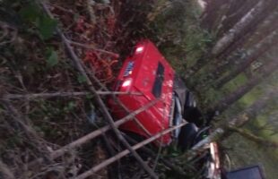 Acidente grave na SC-390 mobiliza equipes de resgate em Lauro Müller
