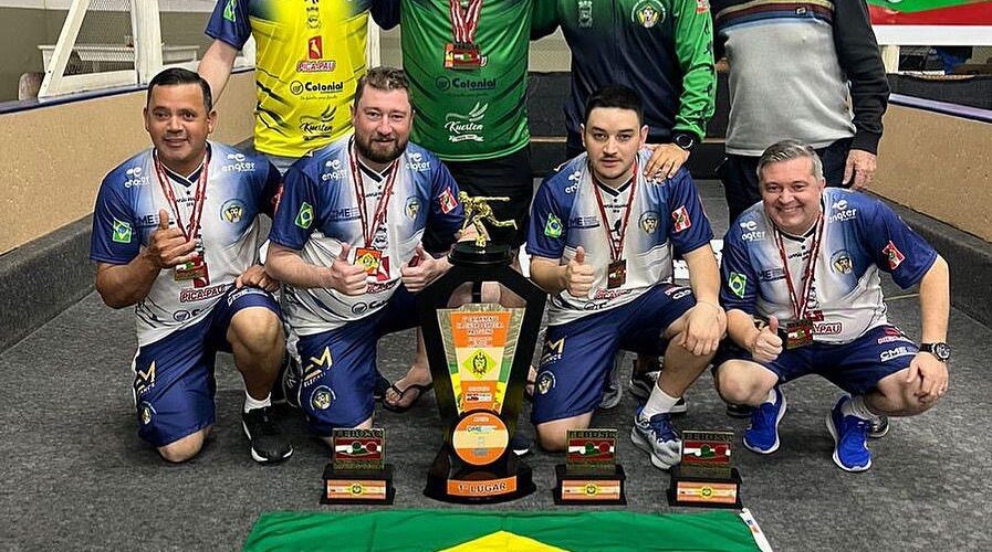 Braço do Norte domina a cena e é bicampeão estadual de bocha