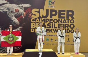 Atleta de São Ludgero supera lesão e conquista vice-campeonato brasileiro de taekwondo