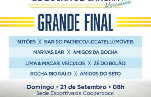 Grande final da 2ª Taça Coopercocal de Bocha acontece neste domingo em Cocal do Sul