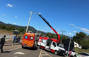 Trabalhador morre após queda de 12 metros durante manutenção em Timbé do Sul